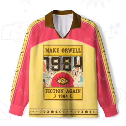 Purplehecate Make 1984 Fiction Again Long Sleeve Jersey Shirt