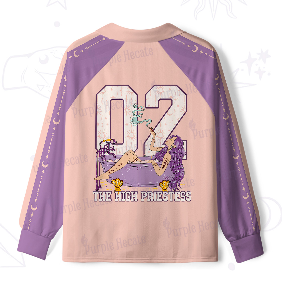 Purplehecate The High Priestess Long Sleeve Jersey Shirt