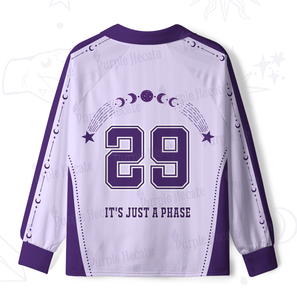 Purplehecate It's Just A Phase Long Sleeve Jersey Shirt