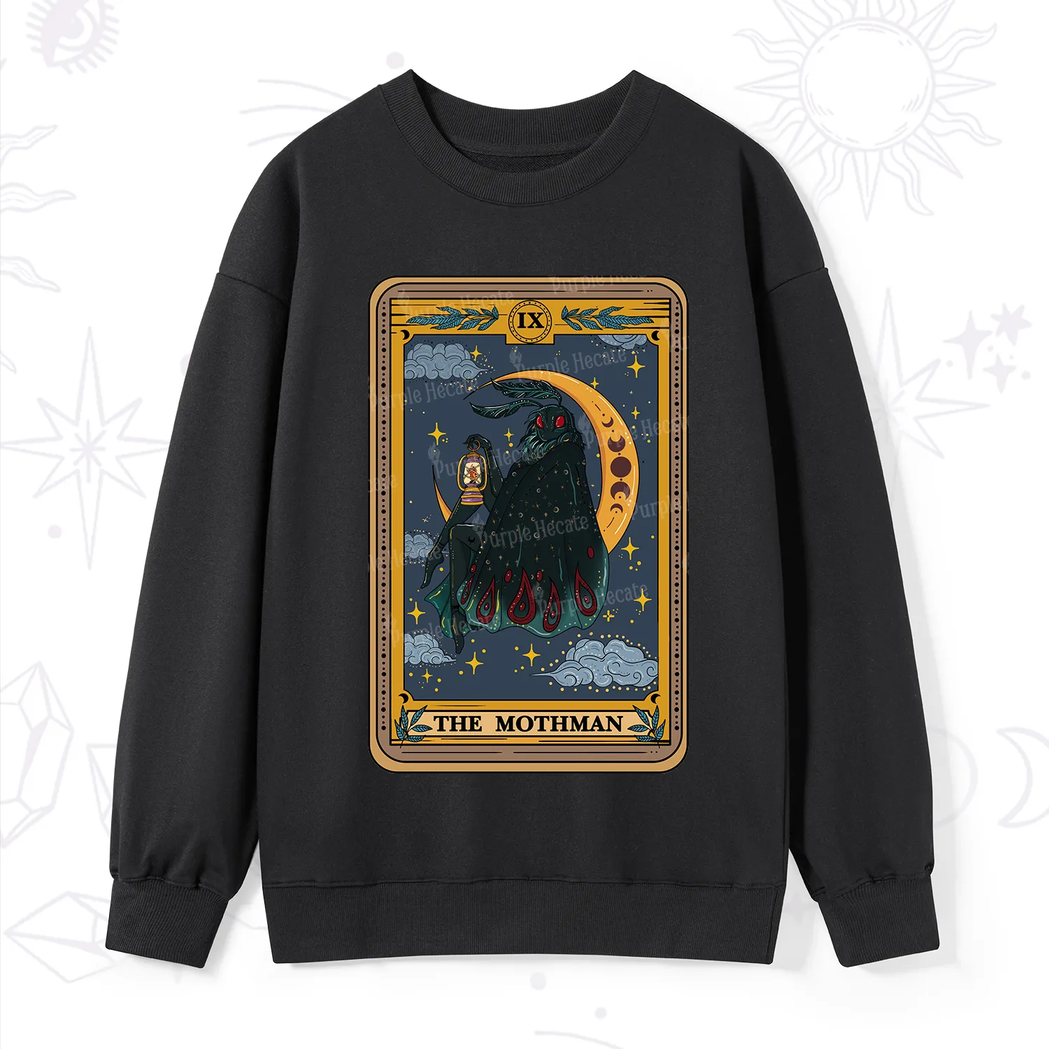 Purplehecate The Mothmen Tarot Sweatshirt