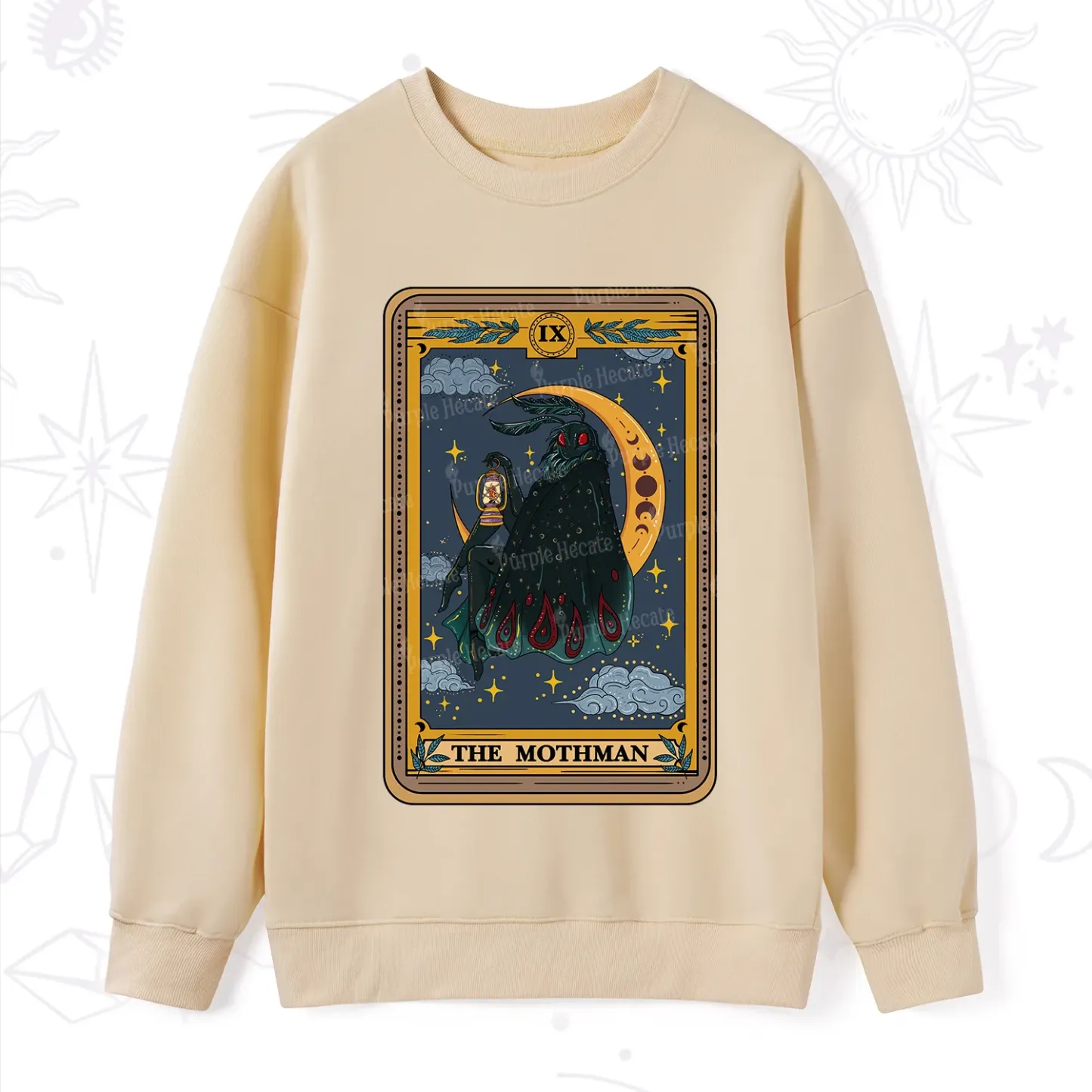 Purplehecate The Mothmen Tarot Sweatshirt