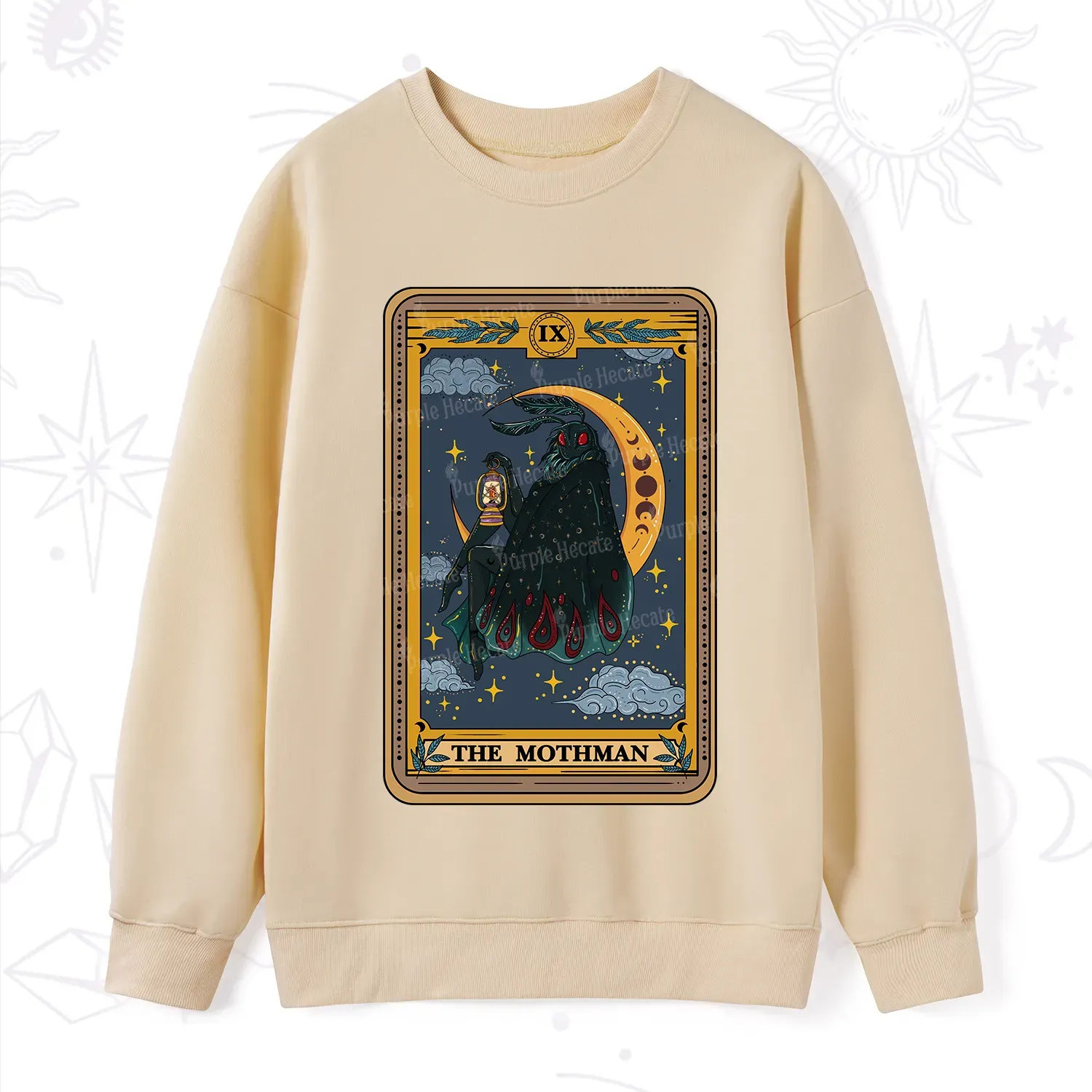 Purplehecate The Mothmen Tarot Sweatshirt