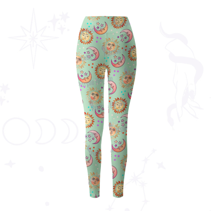 Purplehecate Dancing Suns and Lunar Dreams Yoga Pants Yoga Pants