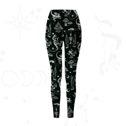 Purplehecate Prehistoric Fantasy Yoga Pants