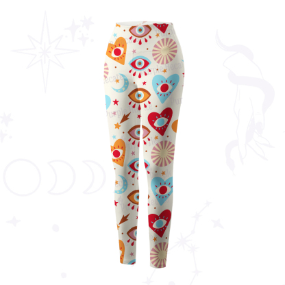 Purplehecate The Enchanted Eye of Love Yoga Pants