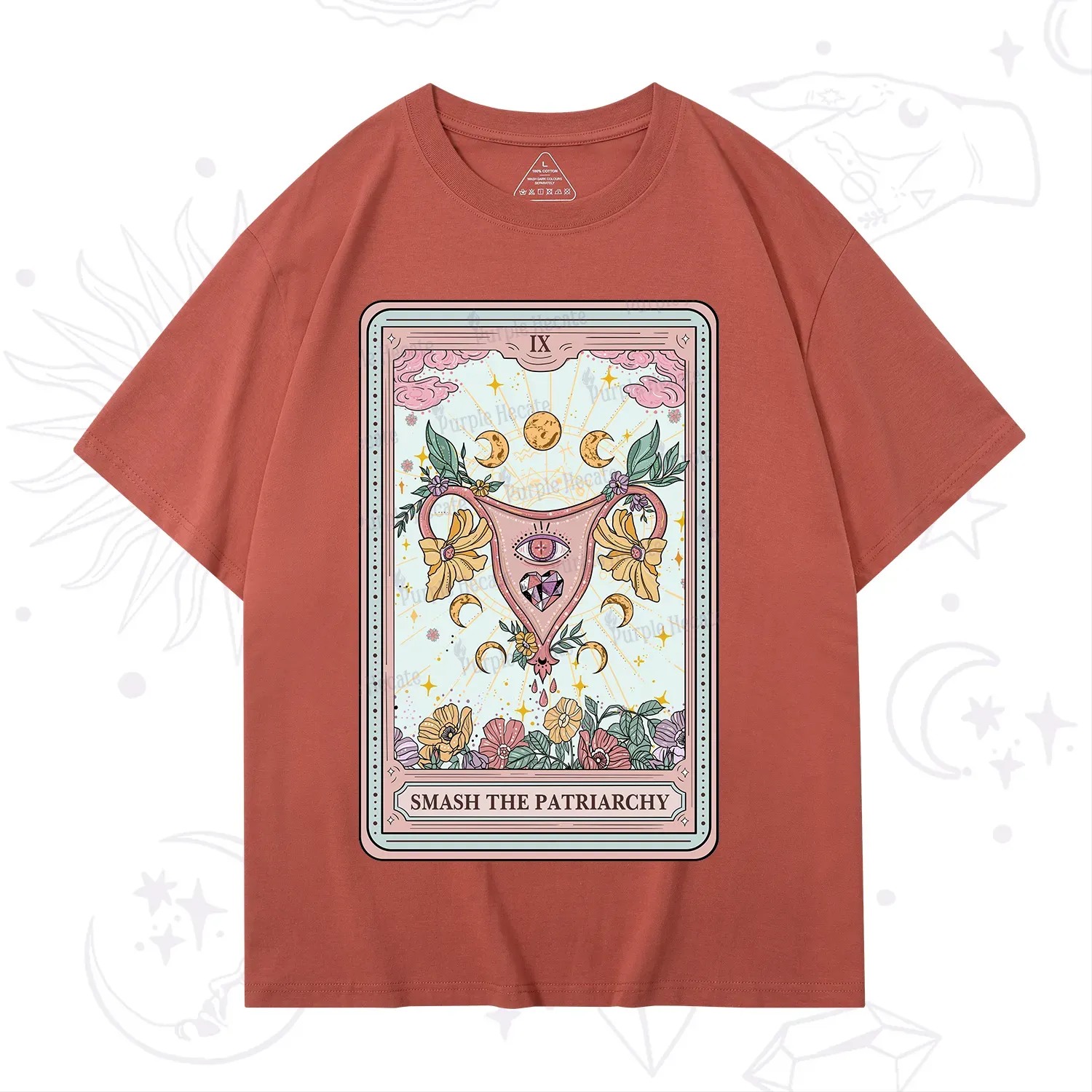 Purplehecate The Smash the Patriarchy Tarot T-Shirt