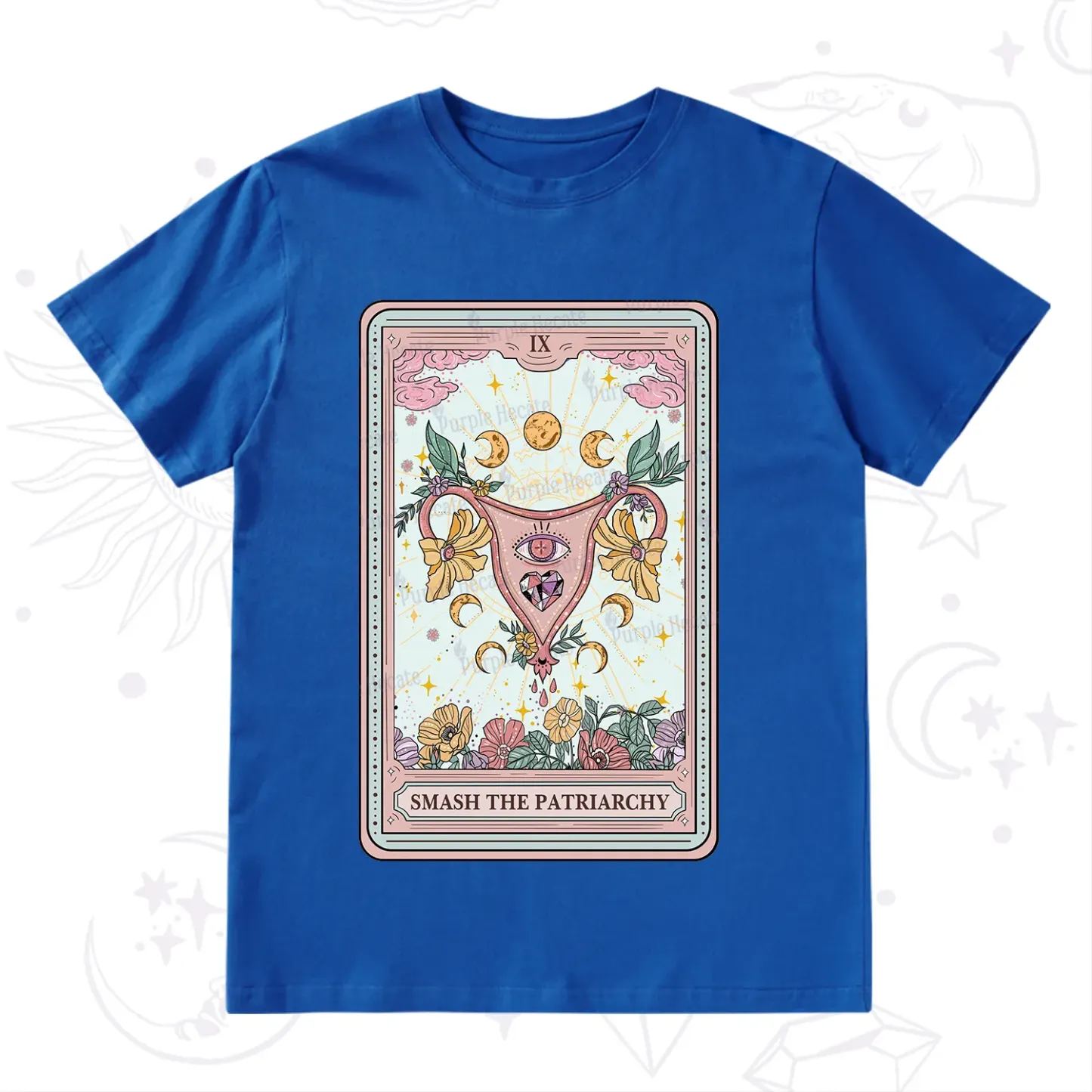 Purplehecate The Smash the Patriarchy Tarot T-Shirt