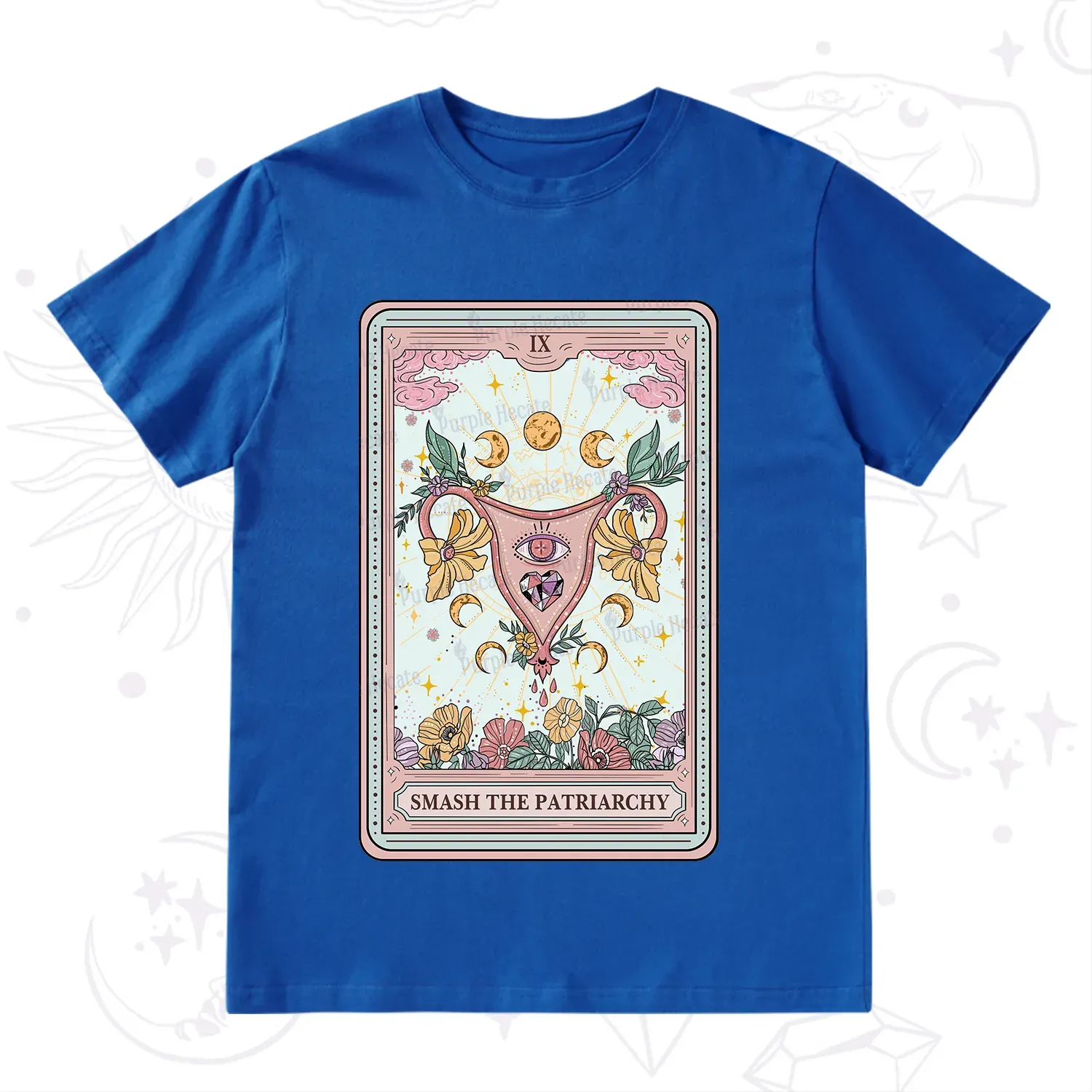 Purplehecate The Smash the Patriarchy Tarot T-Shirt