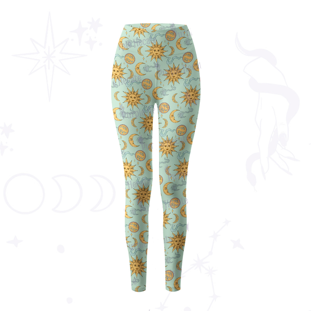 Purplehecate Magic of Sun and Moon Yoga Pants