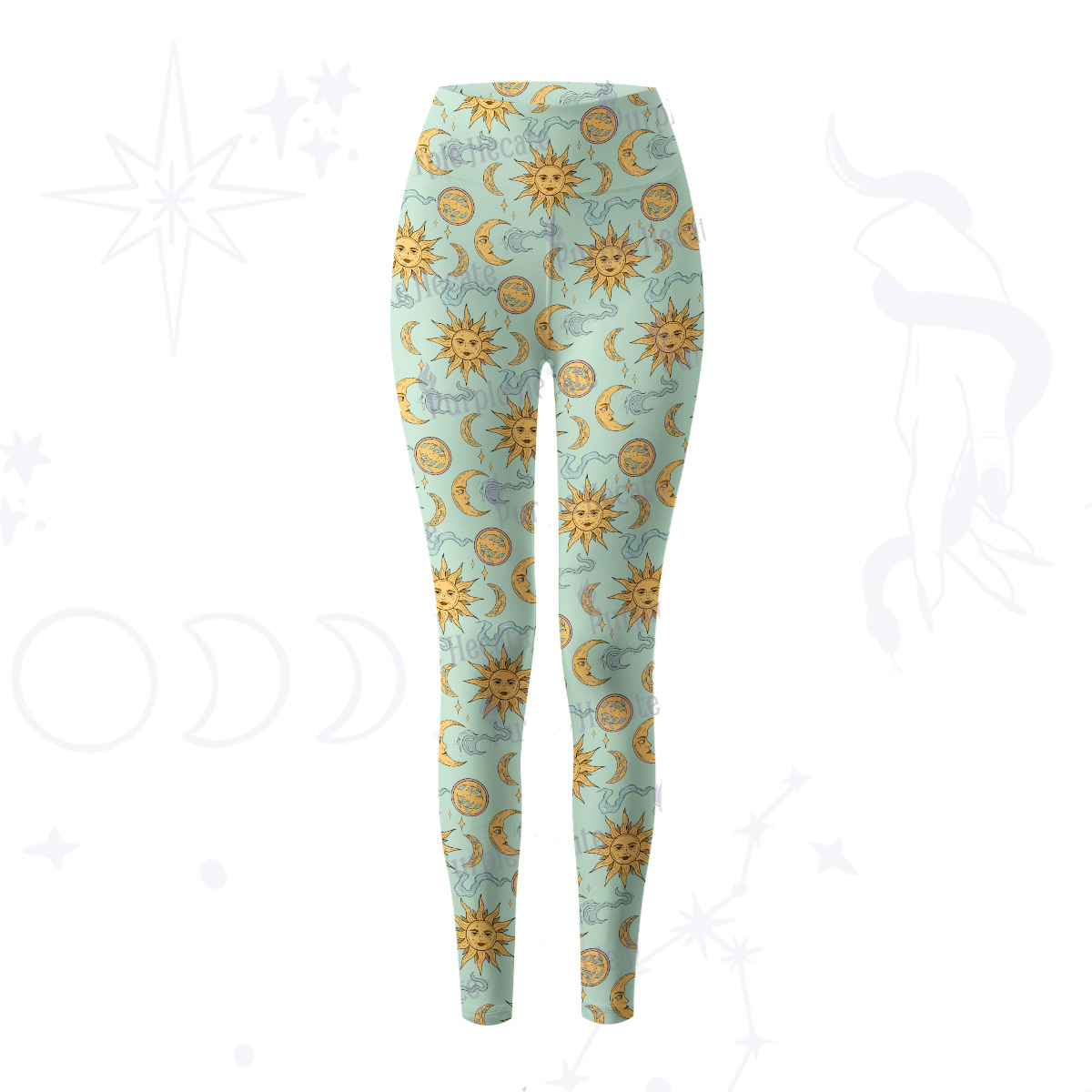 Purplehecate Magic of Sun and Moon Yoga Pants
