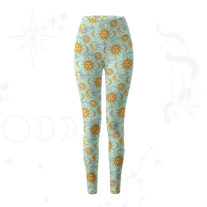 Purplehecate Magic of Sun and Moon Yoga Pants