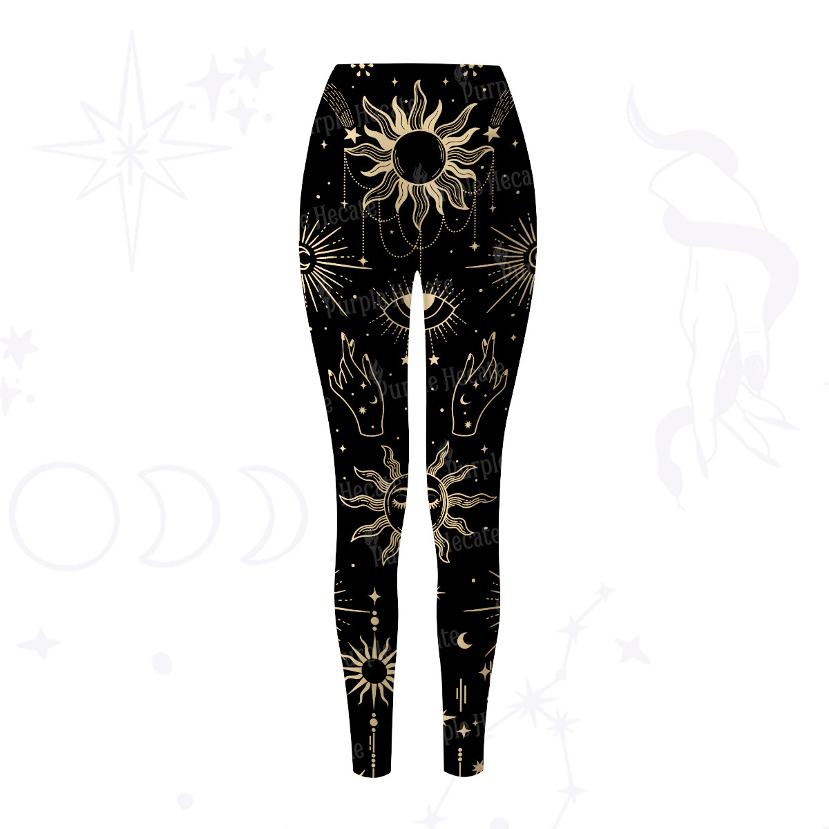 Purplehecate Solar Oracle Yoga Pants