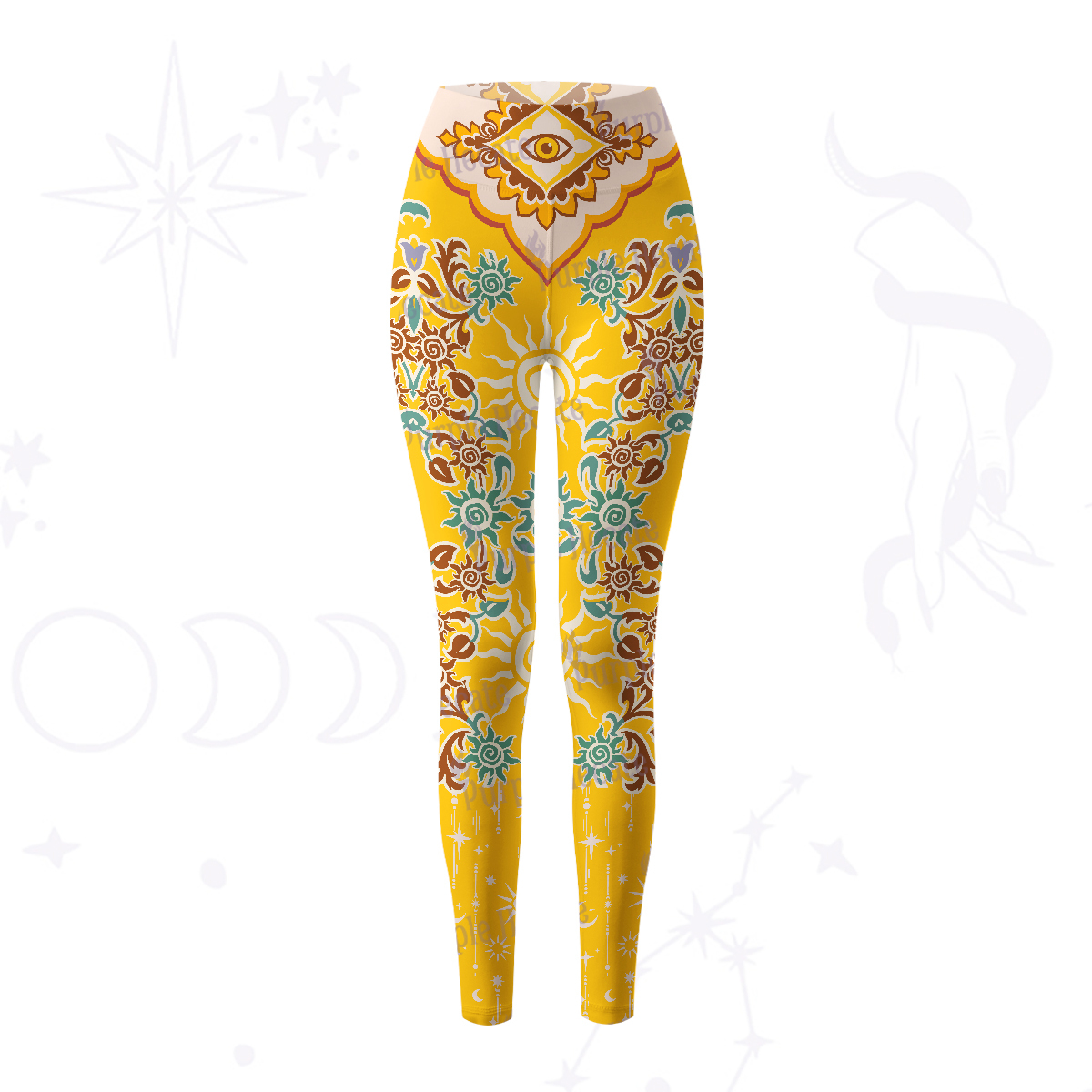 urplehecate Solar Whispers Witch Yoga Pants