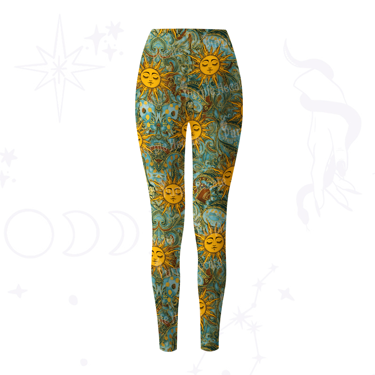 Purplehecate Golden Sun Whee Yoga Pants