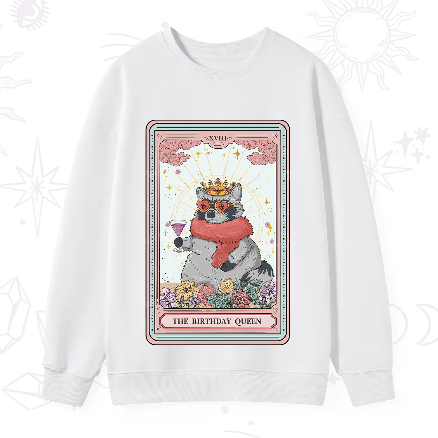 Purplehecate The Birthday Queen Tarot Sweatshirt