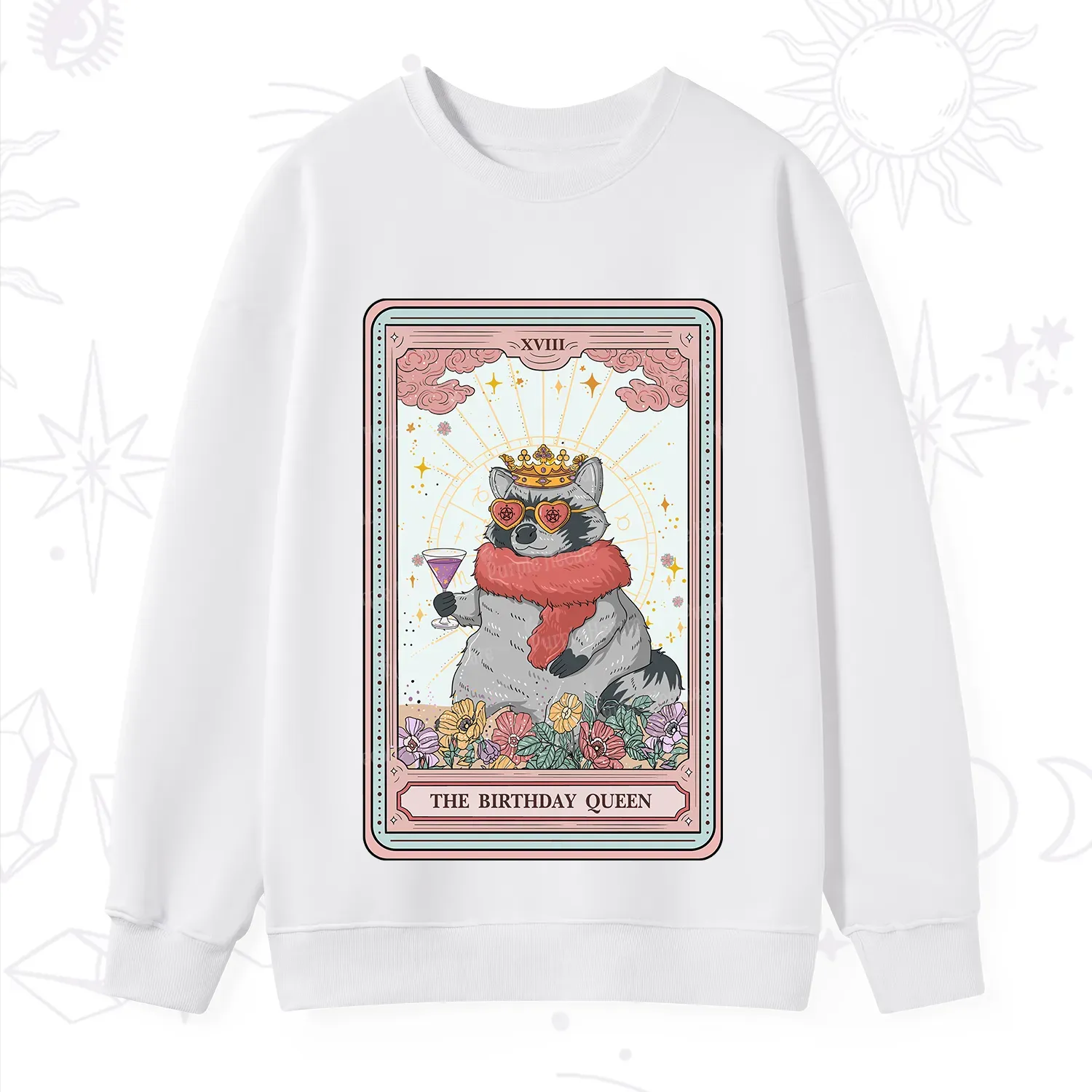 Purplehecate The Birthday Queen Tarot Sweatshirt