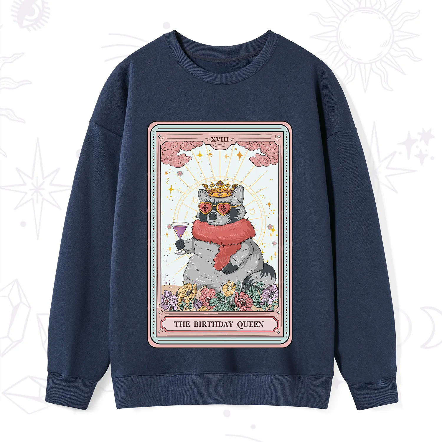 Purplehecate The Birthday Queen Tarot Sweatshirt
