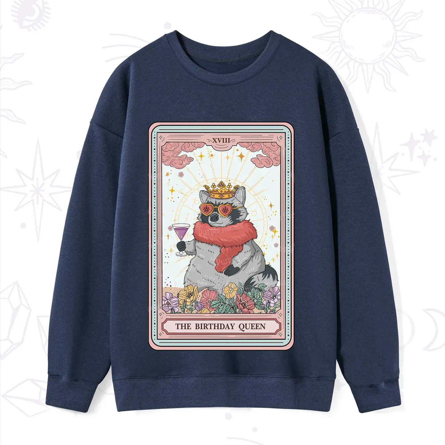 Purplehecate The Birthday Queen Tarot Sweatshirt
