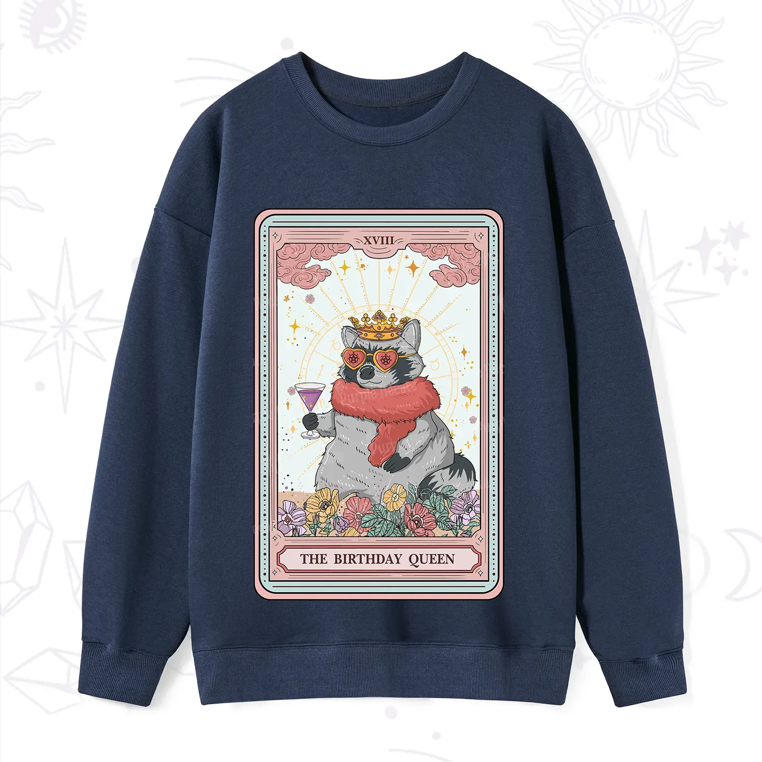 Purplehecate The Birthday Queen Tarot Sweatshirt