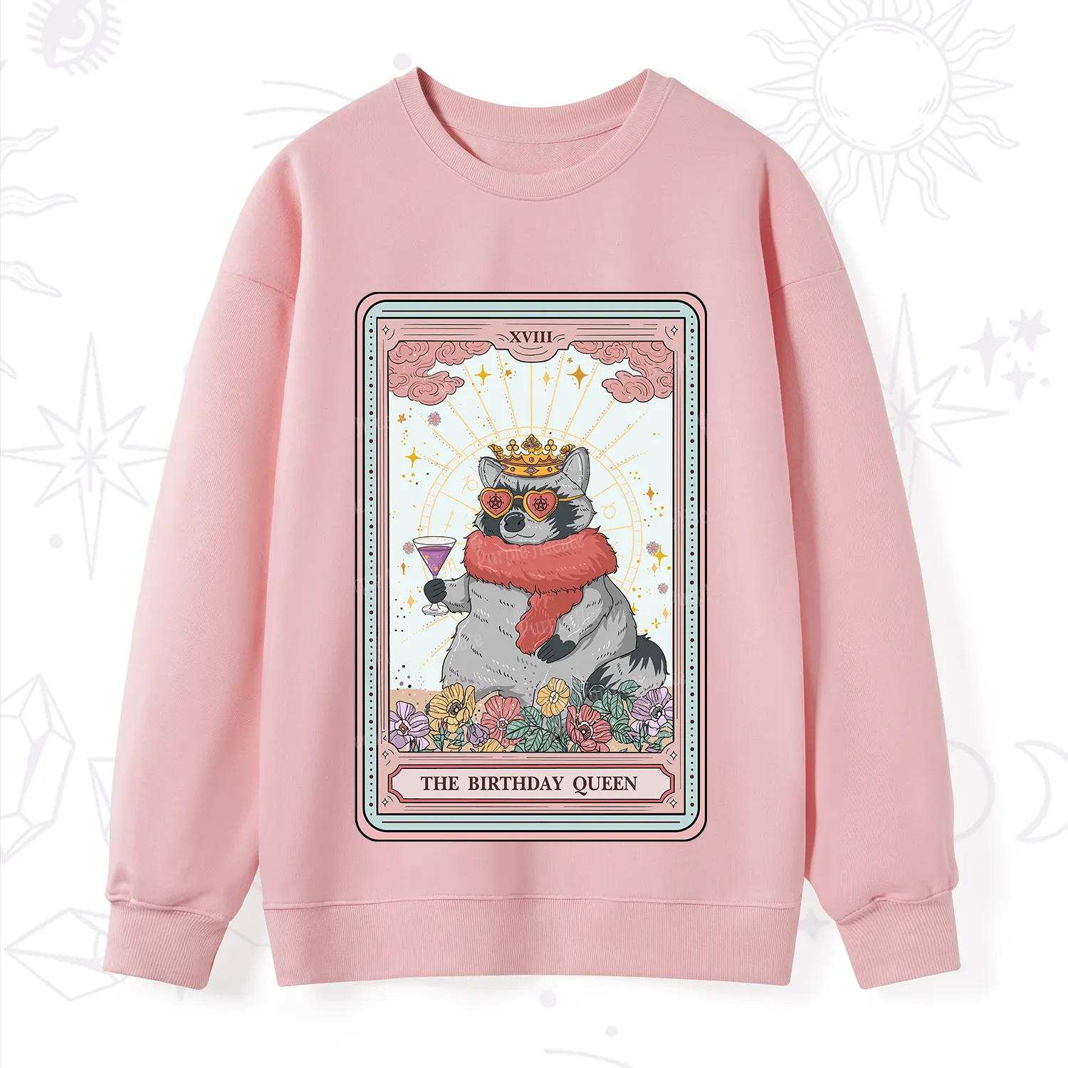 Purplehecate The Birthday Queen Tarot Sweatshirt