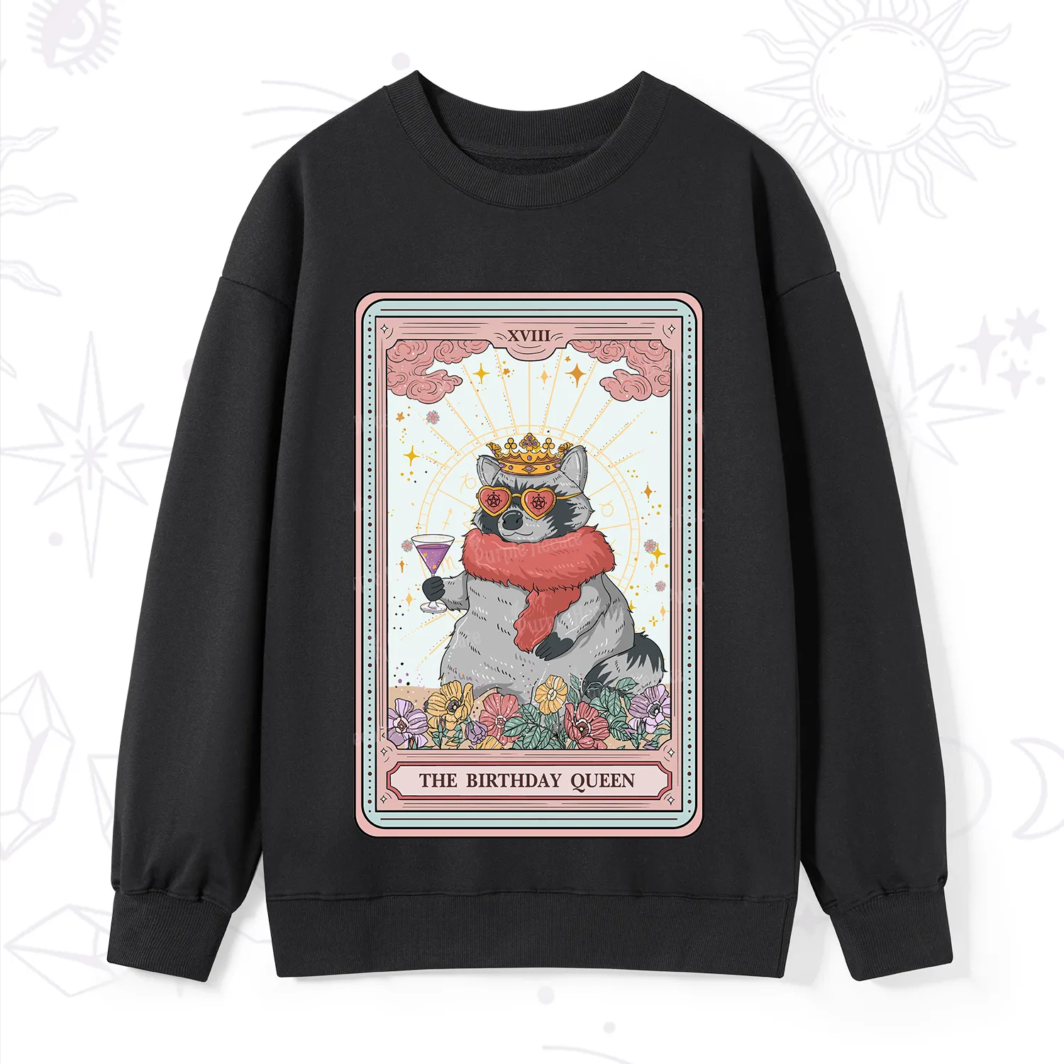 Purplehecate The Birthday Queen Tarot Sweatshirt