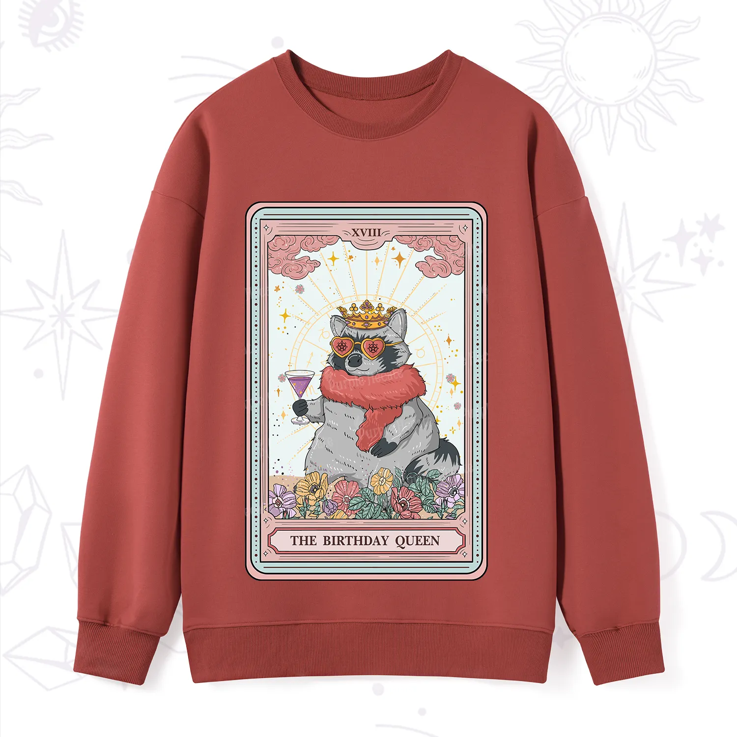 Purplehecate The Birthday Queen Tarot Sweatshirt
