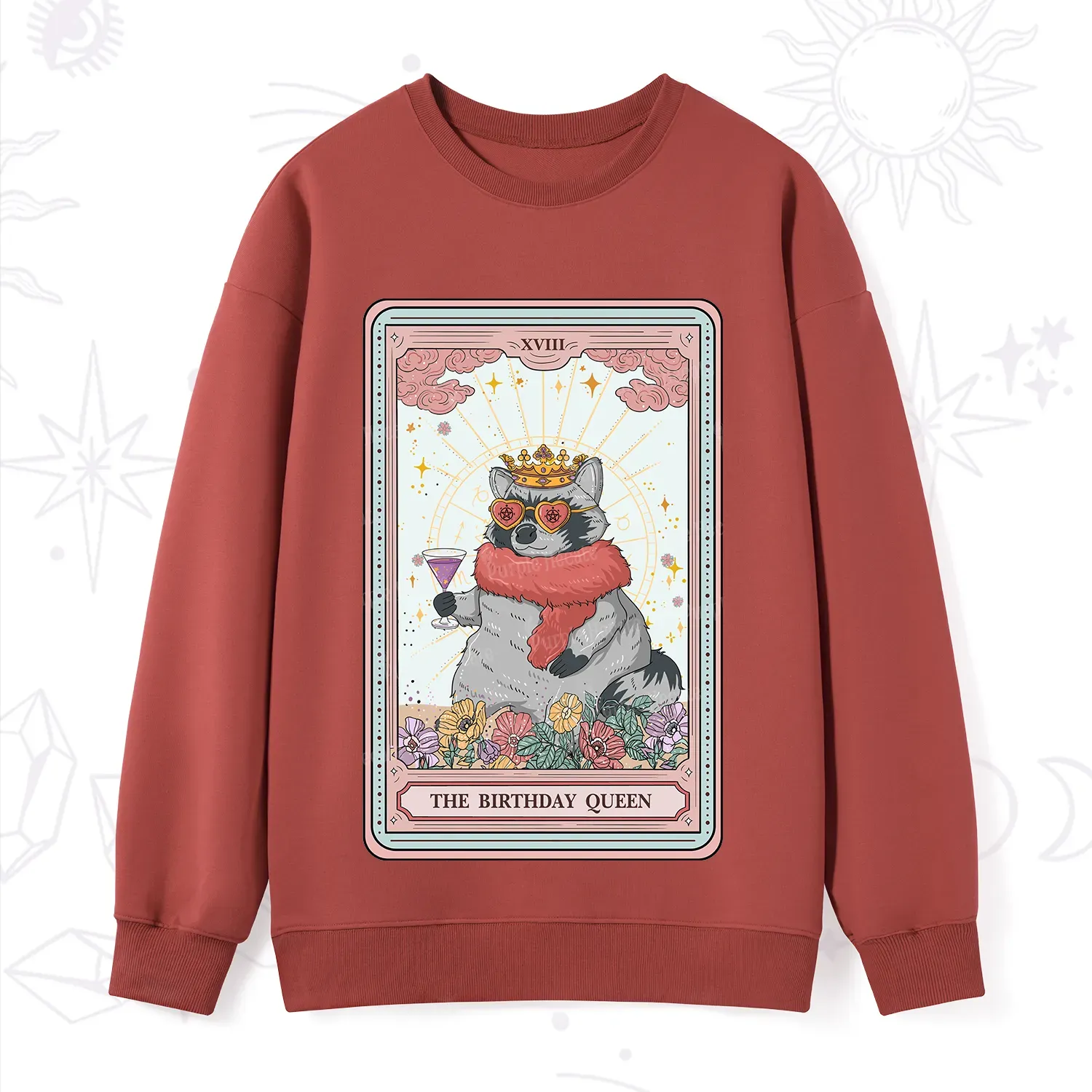 Purplehecate The Birthday Queen Tarot Sweatshirt
