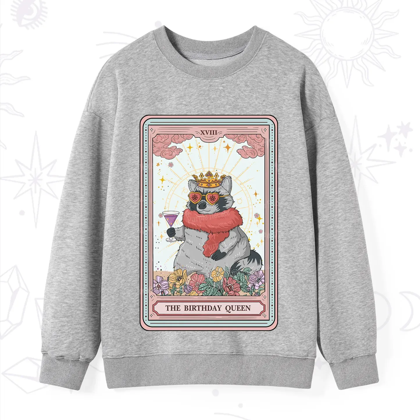Purplehecate The Birthday Queen Tarot Sweatshirt