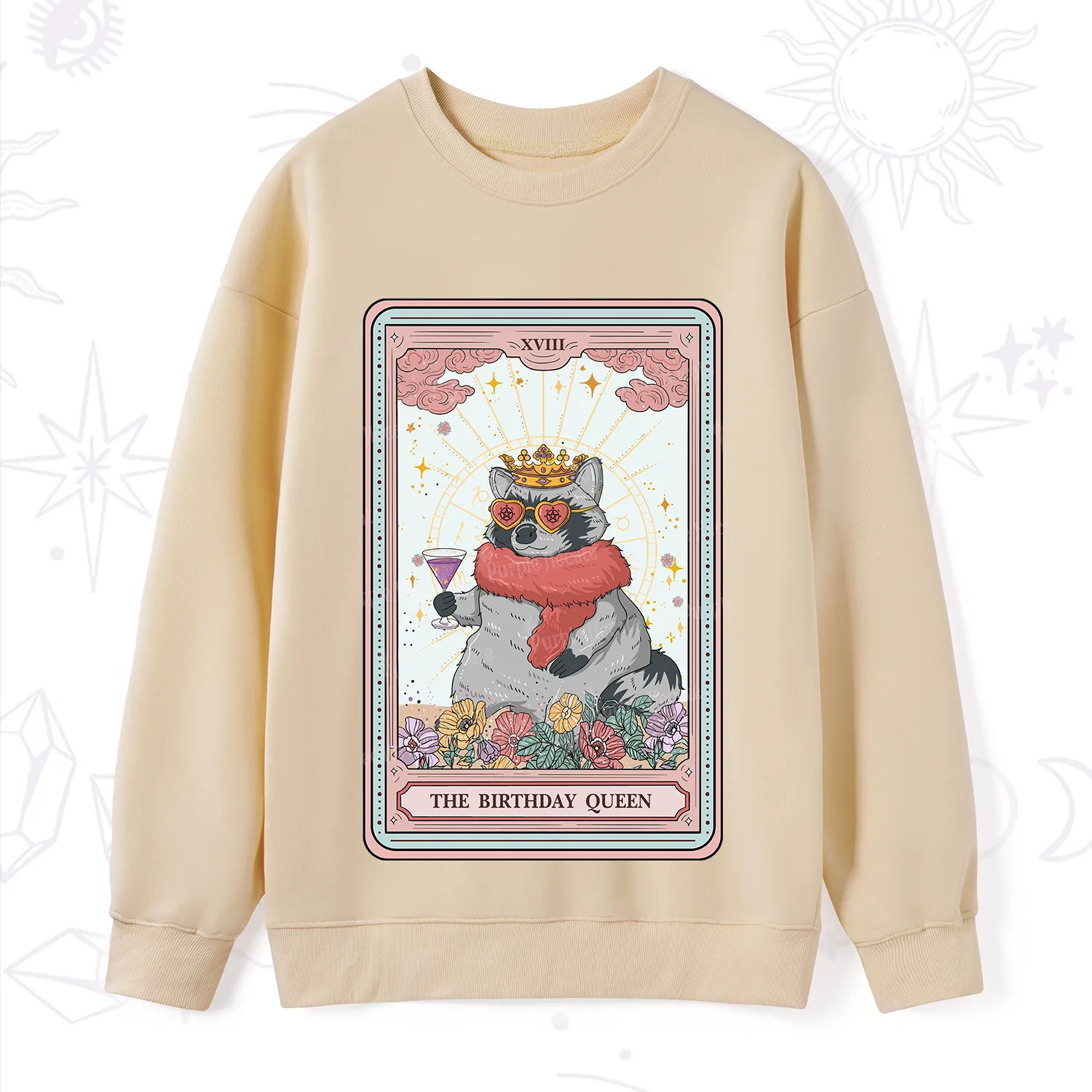Purplehecate The Birthday Queen Tarot Sweatshirt