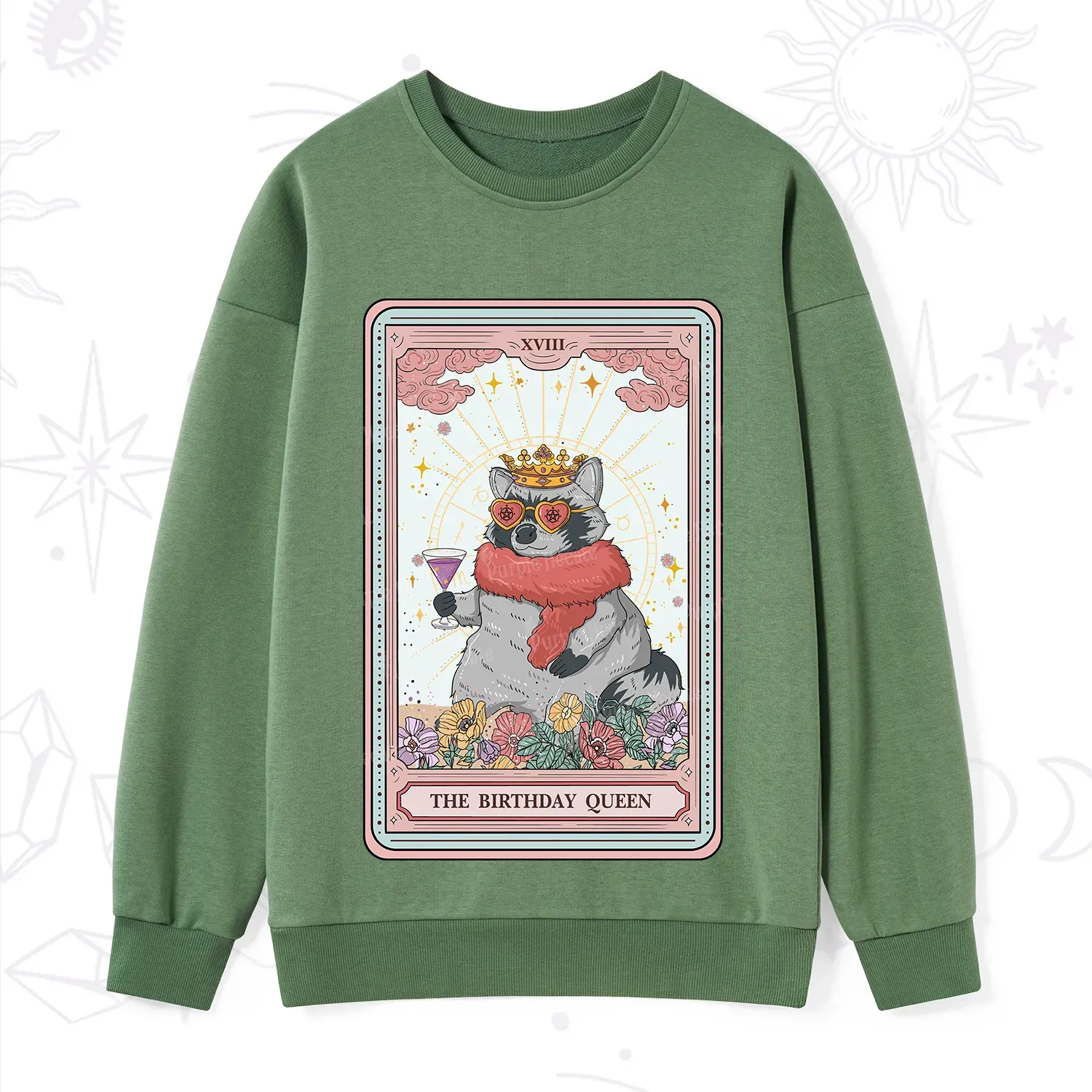 Purplehecate The Birthday Queen Tarot Sweatshirt