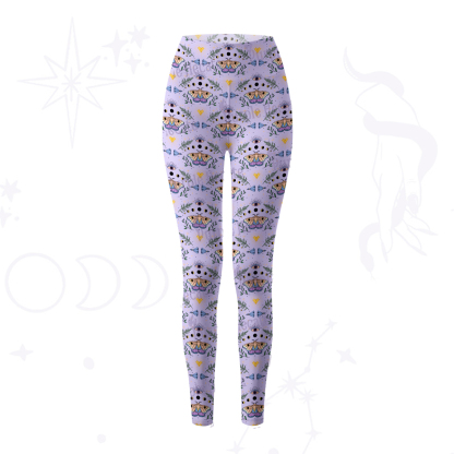 Purplehecate Luna Moth Witch Yoga Pants