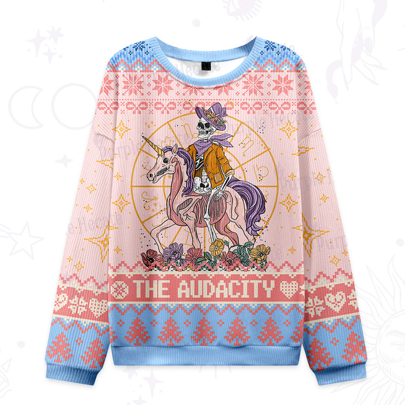 Purplehecate The Audacity Ugly Christmas Sweatshirts