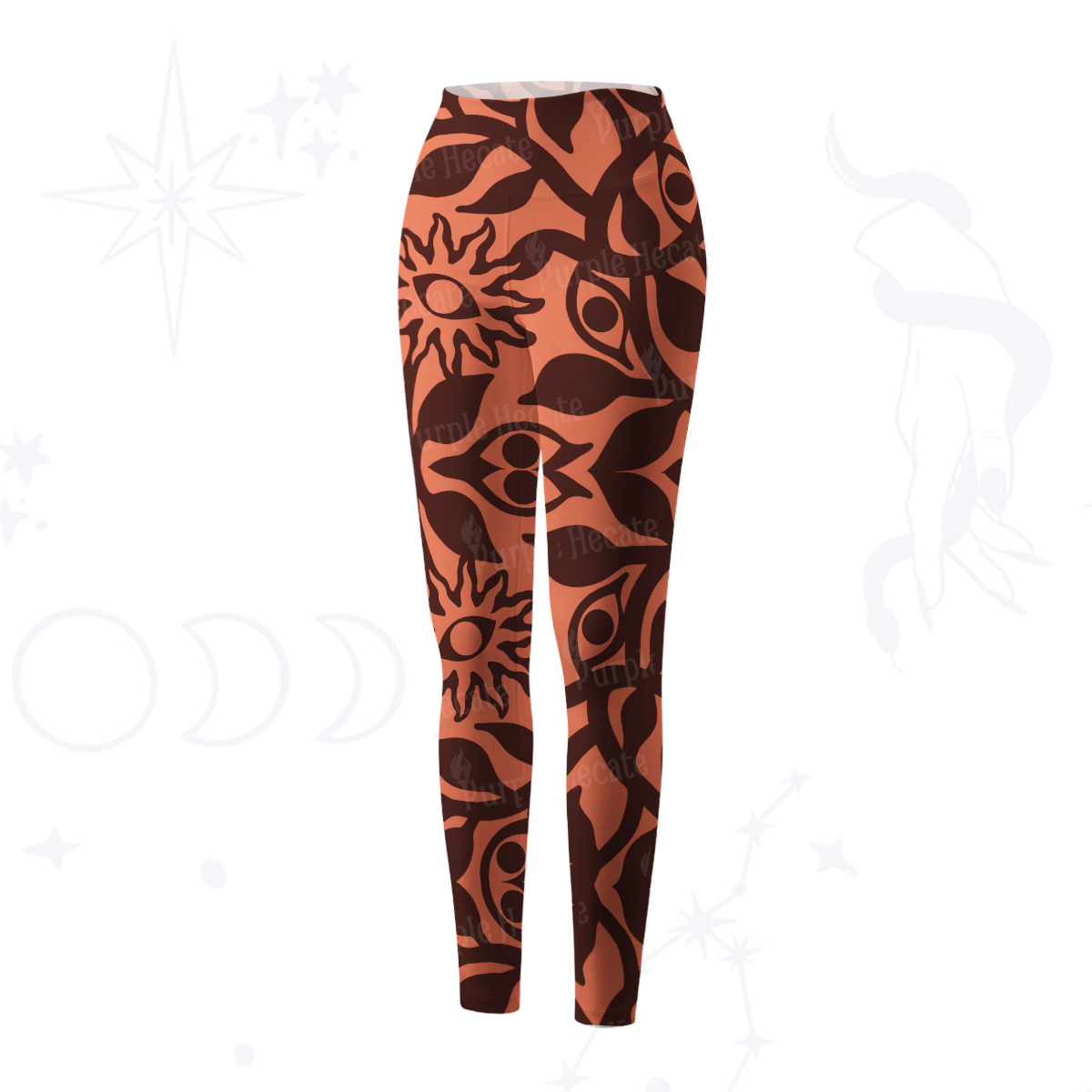 Purplehecate Witchy Sun Gaze Yoga Pants