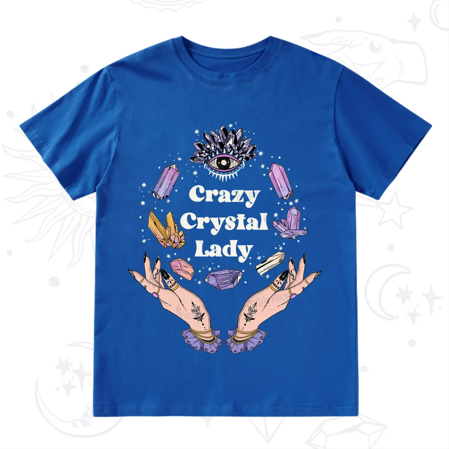 Purplehecate Crazy Crystal Lady T-Shirt