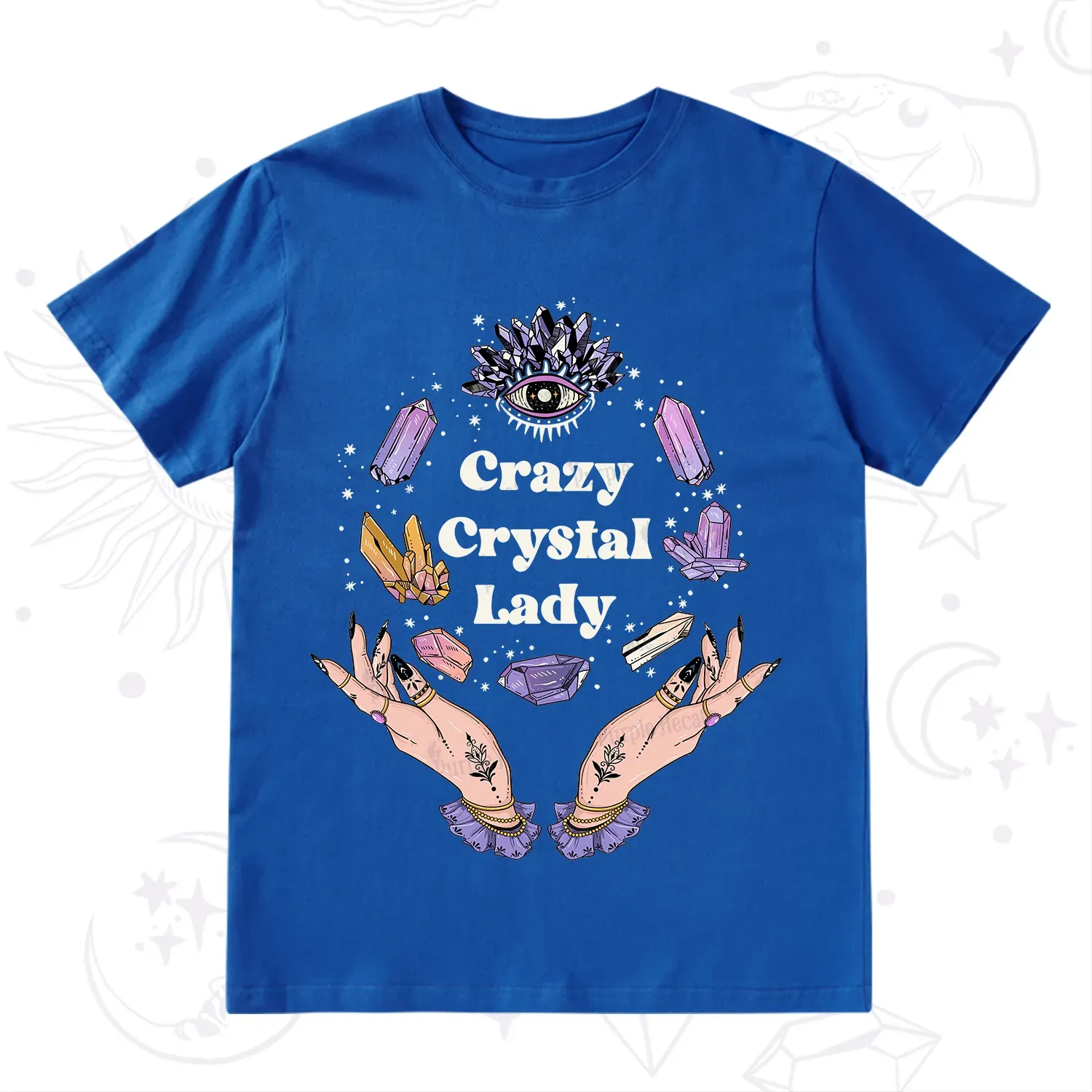 Purplehecate Crazy Crystal Lady T-Shirt