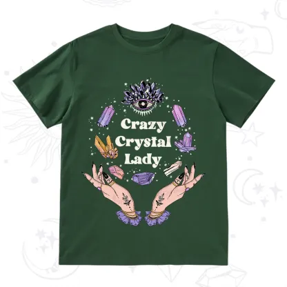 Purplehecate Crazy Crystal Lady T-Shirt
