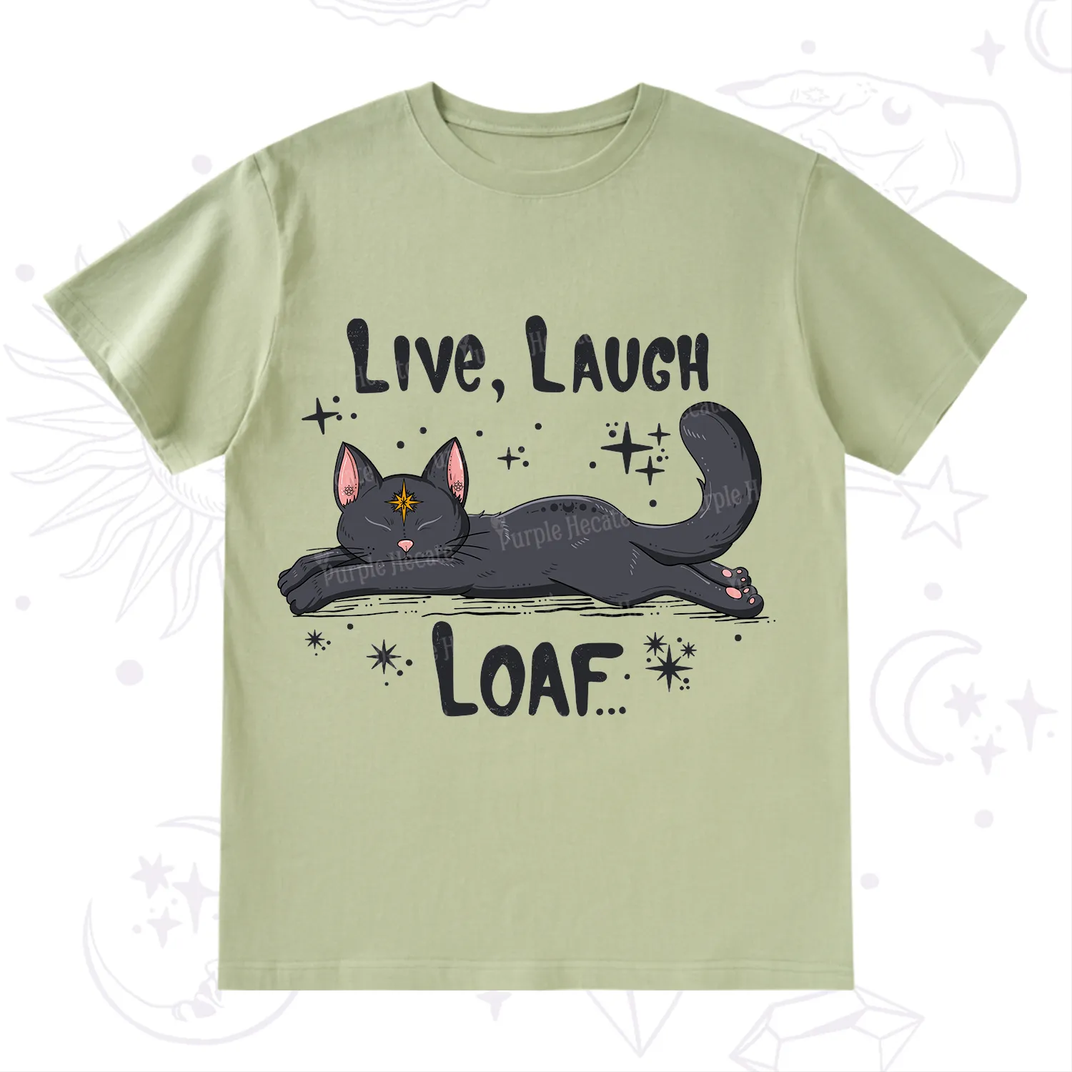 Purplehecate Live Laugh Loaf T-Shirt