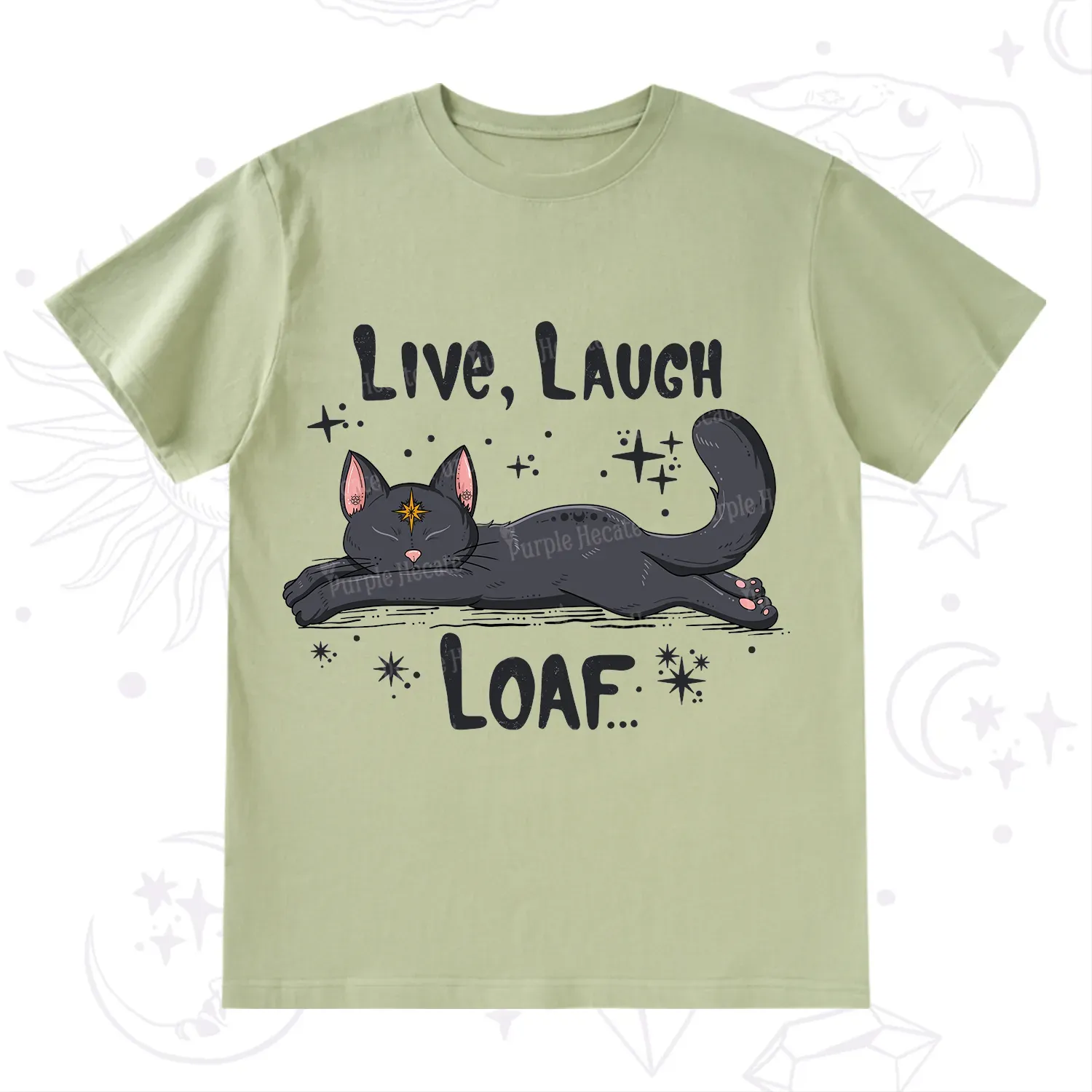 Purplehecate Live Laugh Loaf T-Shirt