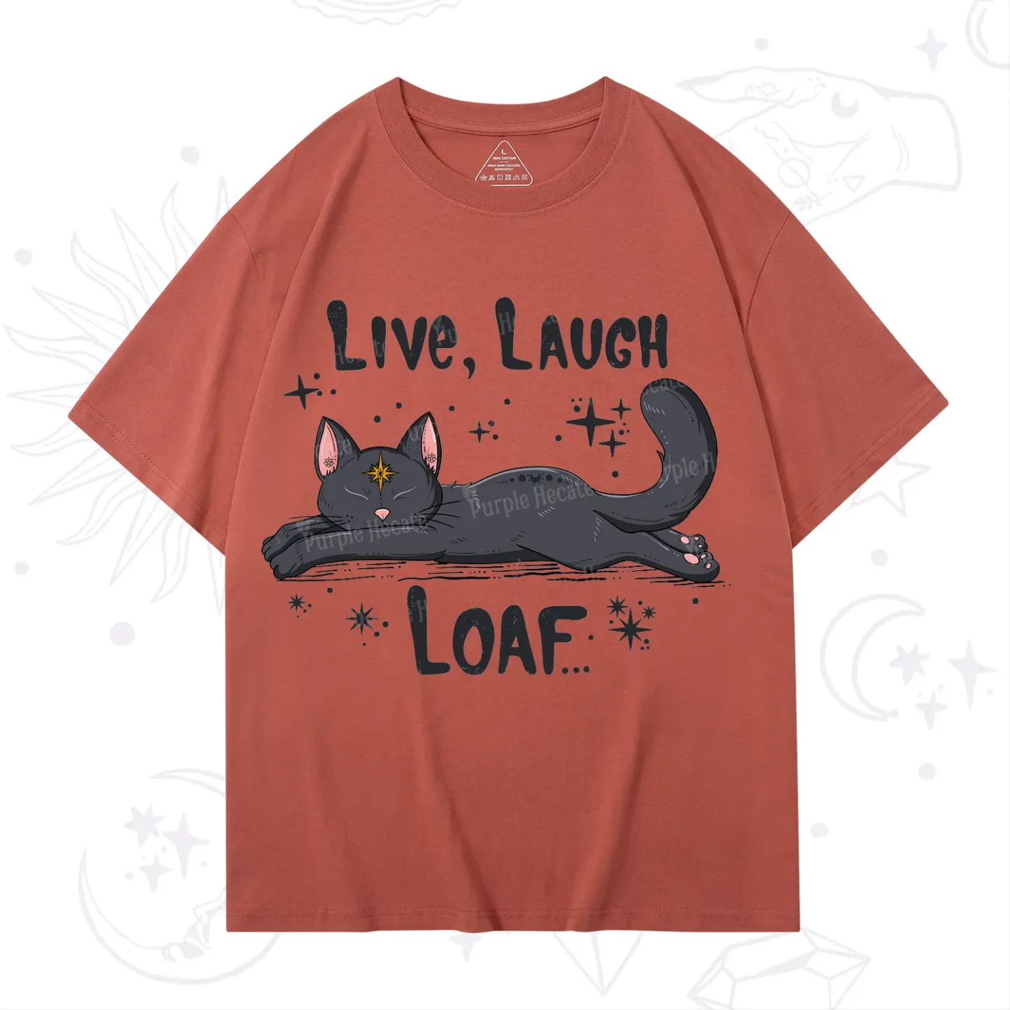 Purplehecate Live Laugh Loaf T-Shirt
