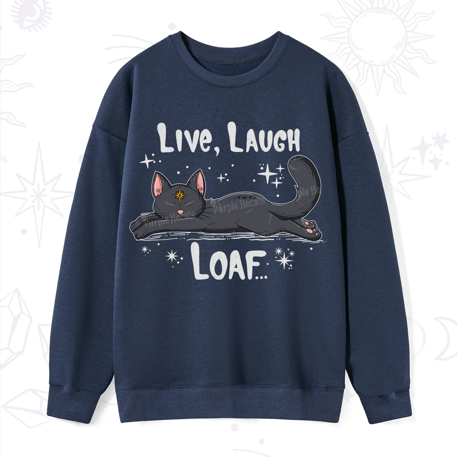 Purplehecate Live Laugh Loaf Sweatshirt