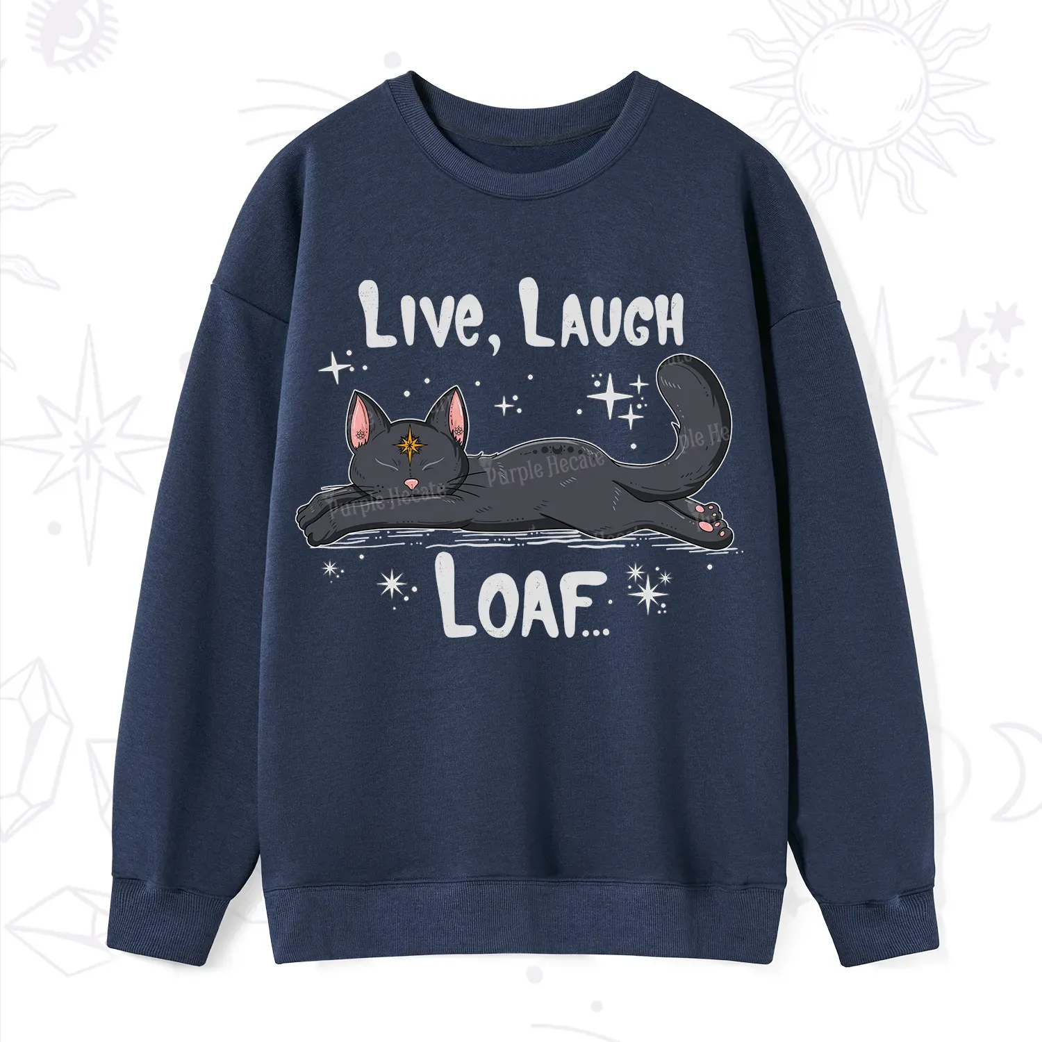 Purplehecate Live Laugh Loaf Sweatshirt