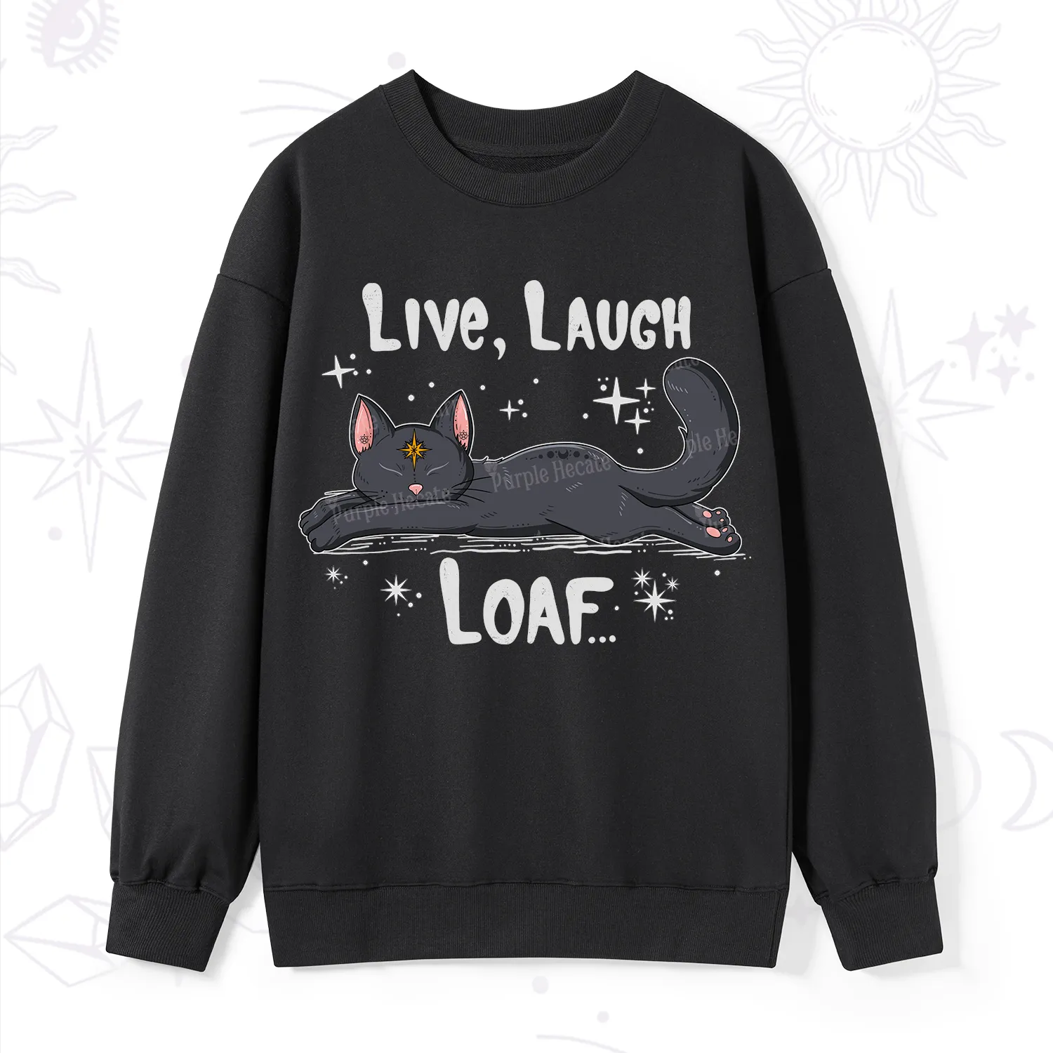 Purplehecate Live Laugh Loaf Sweatshirt