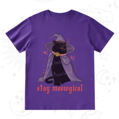 Purplehecate Stay Meowgical Cat T-Shirt