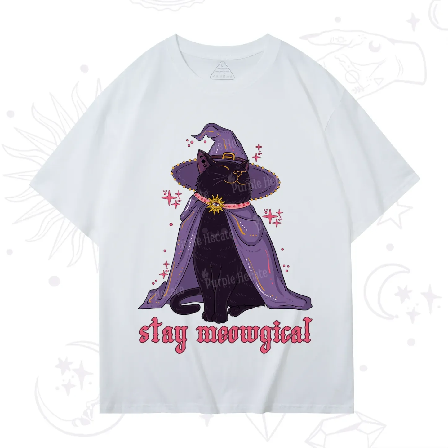 Purplehecate Stay Meowgical Cat T-Shirt