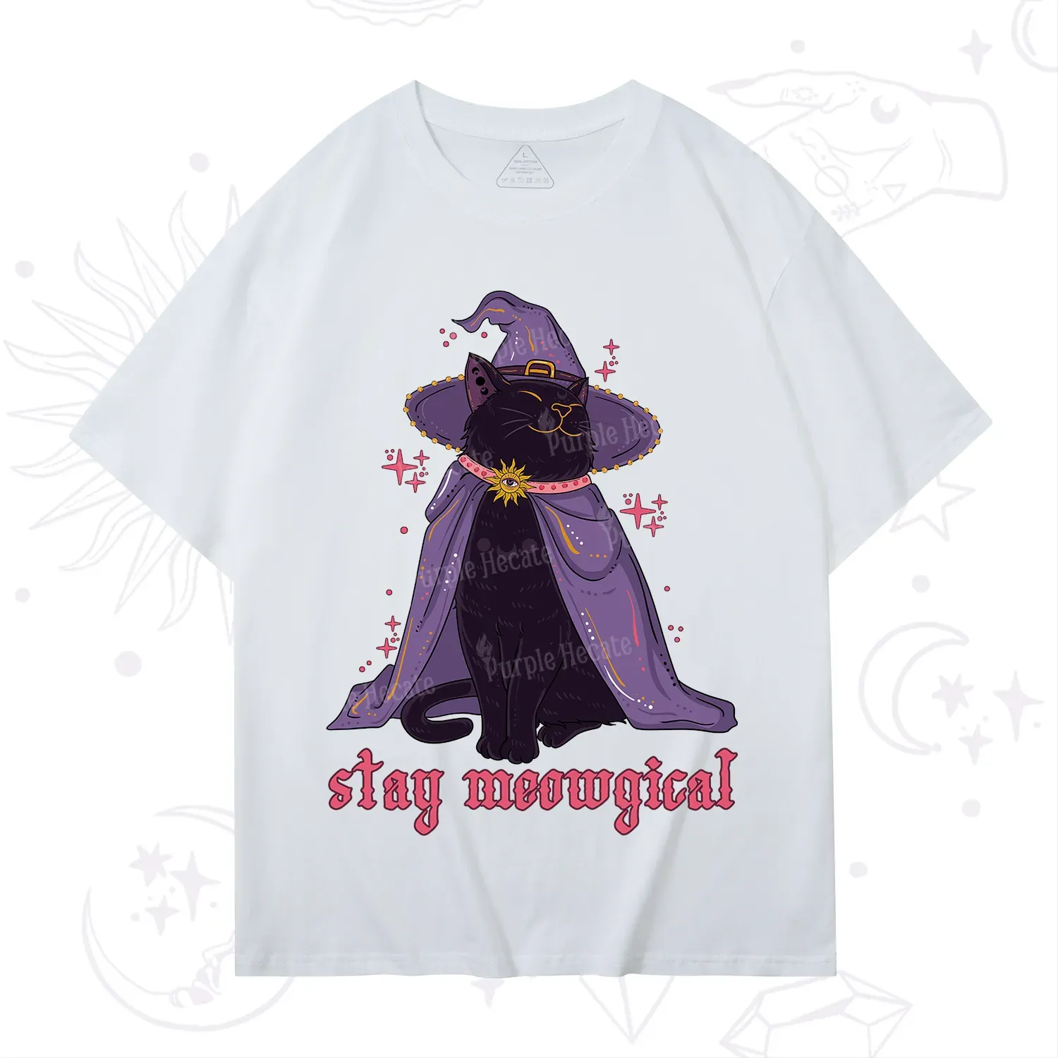 Purplehecate Stay Meowgical Cat T-Shirt