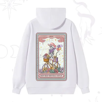 Purplehecate The Beep Beep Birthday Bitch Tarot Hoodie
