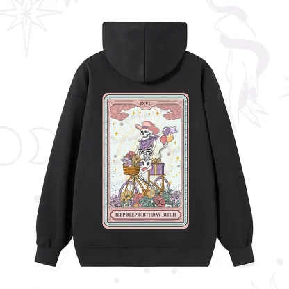 Purplehecate The Beep Beep Birthday Bitch Tarot Hoodie