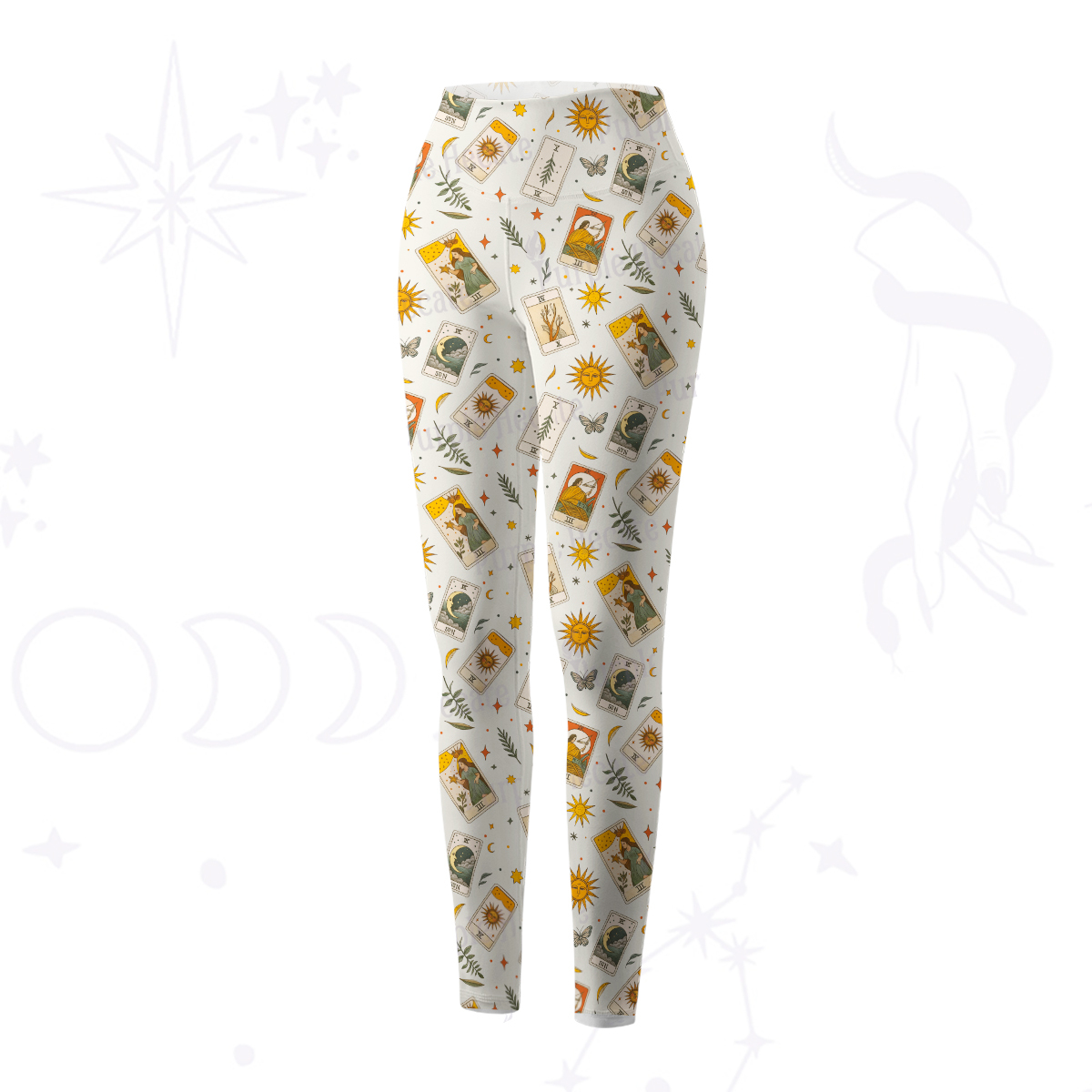 Purplehecate Mystical Tarot Yoga Pants