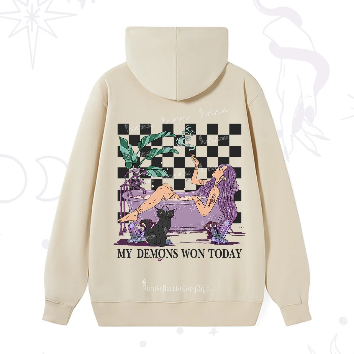Purplehecate My Demons Won Today Hoodie