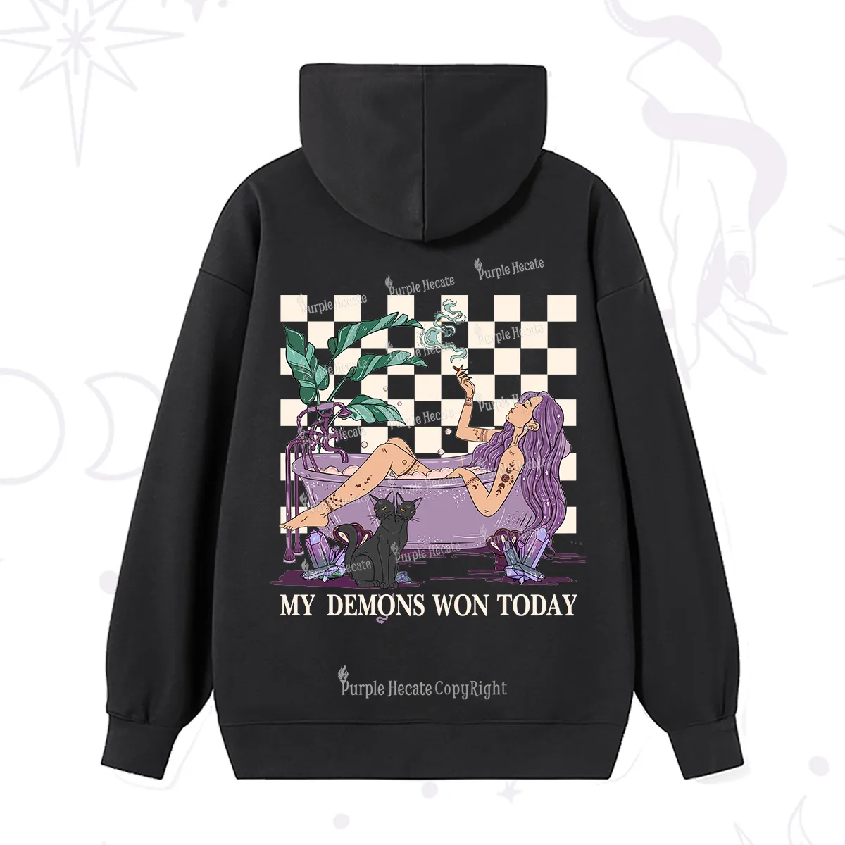 Purplehecate My Demons Won Today Hoodie